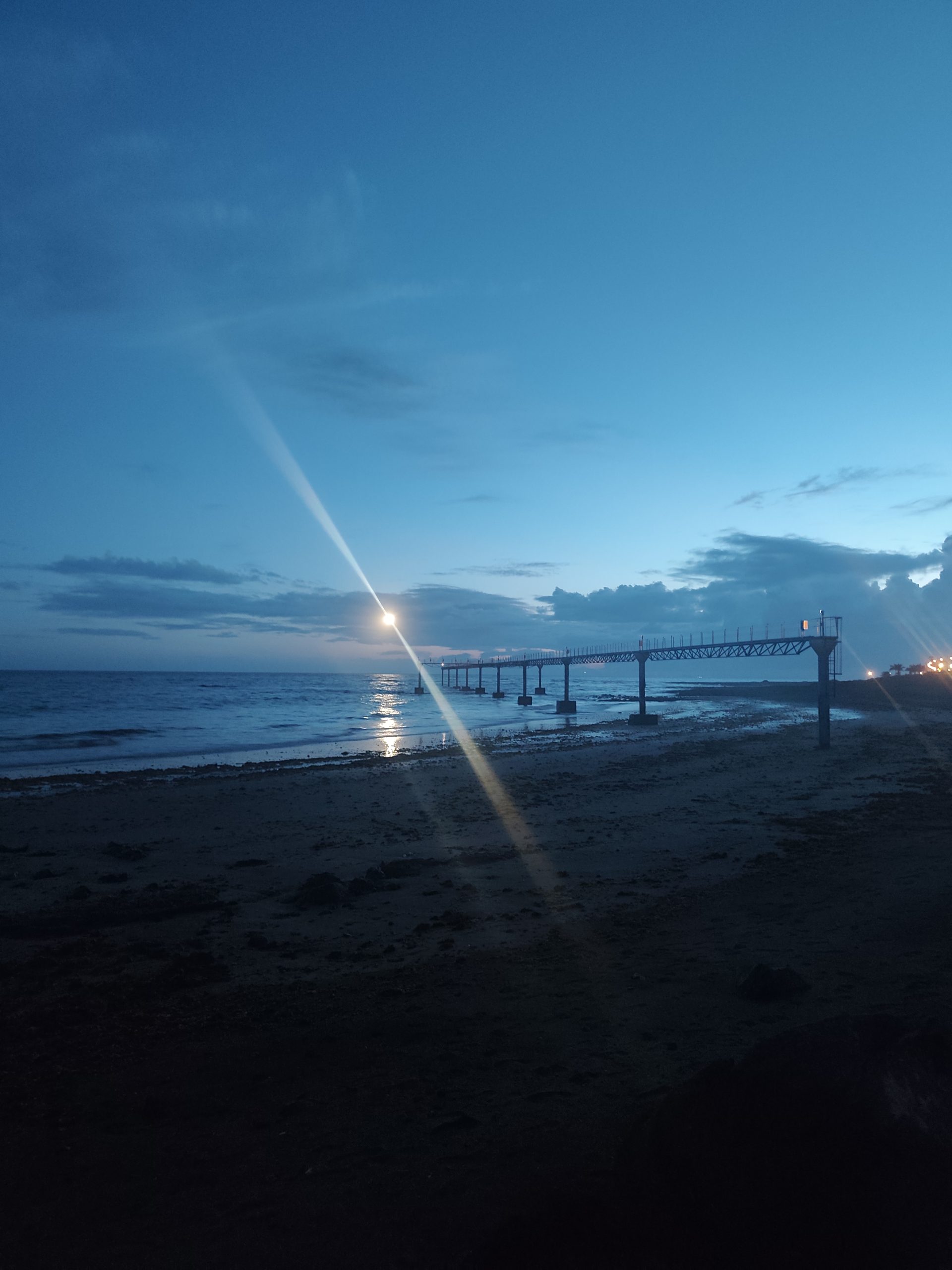 Paisaje de Canarias al atardecer